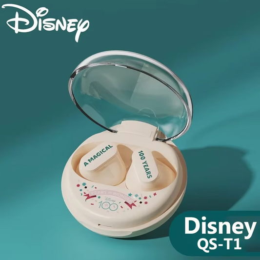 Disney 100 Anniversary Earbuds – Choice Disney Qs-t1 Earphone Bluetooth 5.3 Wireless Headphones Low Latency Earbuds Hifi Stereo Sound 100th Anniversary Model ( Random Color )