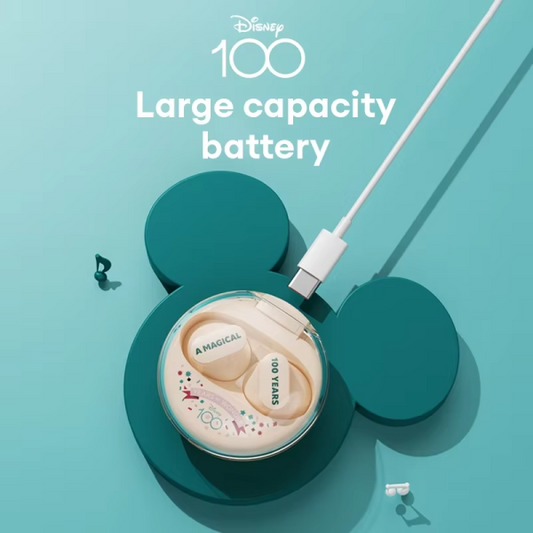 Disney 100 Anniversary Earbuds – Choice Disney Qs-t1 Earphone Bluetooth 5.3 Wireless Headphones Low Latency Earbuds Hifi Stereo Sound 100th Anniversary Model ( Random Color )
